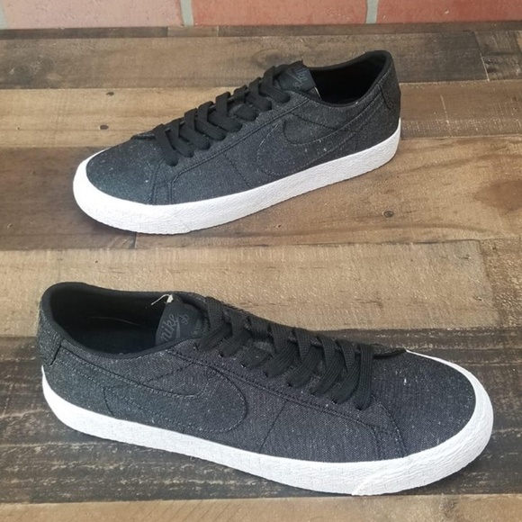 Nike SB Blazer Low Deconstructed Anthracite Shoes - Picture 7 of 8